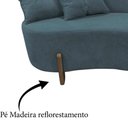 Ver imagem 6 de Namoradeira Sofá Feijão Luna Orgânica Bouclé Cinza