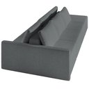 Ver imagem 7 de Sofá Ilha Modular para Sala 342cm com Puff Dublin K01 Bouclê Cinza - Lyam Decor