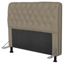 Ver imagem 1 de Cabeceira Paris para Cama Box Casal 140 Cm Paris Areia - Js Móveis