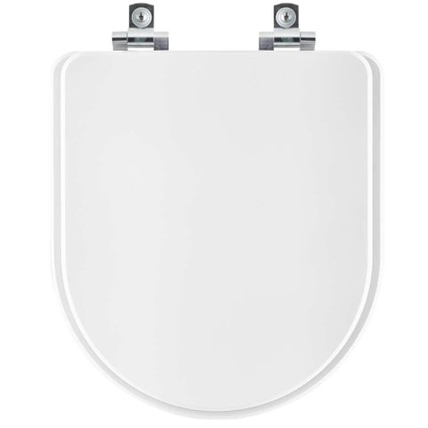 Assento Sanitário com Amortecedor San Remo Branco para Vaso Hervy