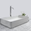 Ver imagem 3 de Kit Cuba Pia Louça Cerâmica Banheiro C/ Torneira e Válv S19