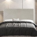 Ver imagem 4 de Cabeceira Box Casal Queen Size Lisboa 160cm Veludo Bege