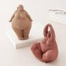 Escultura Corpo Mulher em Resina Terra - 2
