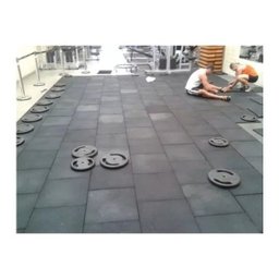 Piso Crossfit Borracha (1m2/4placas) Playground 50x50 15mm - 3