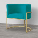 Ver imagem 7 de Kit 02 Poltronas Luana Para Sala Suede Cores - DS Estofados - Azul Turquesa