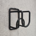 Ver mais imagens de Mini Adega de Parede Suspensa Preta Vinho Cube para 1 Garrafa de Vidro Espumante