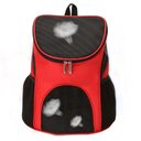 Ver imagem 5 de Mochila Pet Transporte com Ventilação Cachorro Gato Vermelha