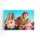 Ver imagem 1 de Sagrada Família Jesus Cristo Católico Quadro Canvas 140x90cm