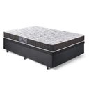 Ver imagem 6 de Base Box Baú Casal Suede Preto 138x188x34cm com Colchão de Espuma Thierry Anjos