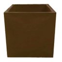 Ver imagem 1 de Vaso Plantar plantas Quadrado Polietileno 40X40 BGPLASTICOS V10 MARROM CAFE 003
