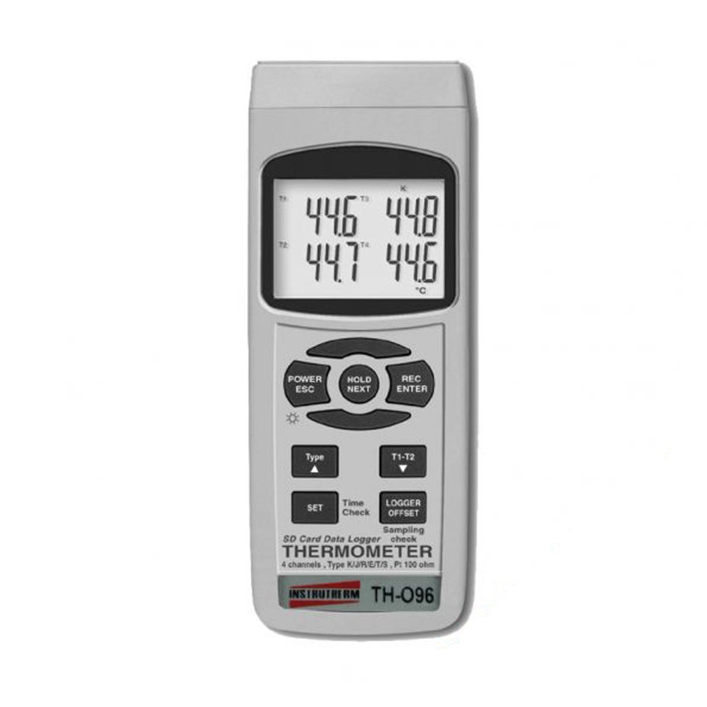 Termômetro Digital Tipo K E J C Saída Rs-232 Datalogger Th-096 Portátil - 1