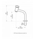 Ver imagem 2 de Torneira para Lavatório Mesa Dn15 Ice Preto Fosco Perflex