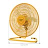 Ventilador Médio Vanna Oscilante 110V Amarelo - 2