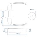 Ver imagem 3 de Fechadura Interna 4400 R64 Mz920 Standard 40mm Roseta Cromado Papaiz