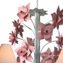 Ver imagem 4 de Luminária com cúpulas Infantil Grande Decorativo para Quarto Rosas Bebê Libertas Rosas Artesanato Ro