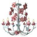 Ver imagem 6 de Luminária com cúpulas Infantil Grande Decorativo para Quarto Rosas Bebê Libertas Rosas Artesanato Ro