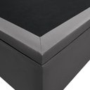 Ver imagem 4 de Base Box Baú para Cama Solteiro 88x188cm Liz S05 Sintético Cinza - Mpozenato