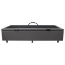 Ver imagem 5 de Base Box Baú para Cama Solteiro 88x188cm Liz S05 Sintético Cinza - Mpozenato