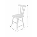 Ver imagem 2 de Kit 4 Cadeiras Espanha Madeira Ass Anatomico em MDF Branco