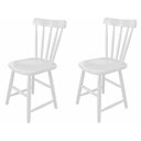 Ver imagem 1 de Kit 4 Cadeiras Espanha Madeira Ass Anatomico em MDF Branco