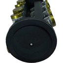 Ver imagem 3 de Porta Temperos Giratorio Carrossel Inox Preto Dourado 20 Potes Condimentos