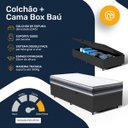 Ver imagem 6 de Cama Box Baú com Colchão de Espuma D45 Double Face Territory Hellen Solteiro 88cm