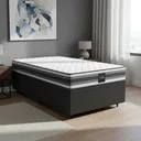 Ver imagem 1 de Cama Box Baú com Colchão de Espuma D45 Double Face Territory Hellen Solteiro 88cm