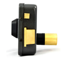 Ver imagem 2 de Fechadura Elétrica Hdl C-90 Dupla Preta Abre para Fora