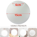 Ver imagem 7 de 7 Globos Vidro 15cm Esfera Bola Bolinha Jabuticaba Branco Fosco Leitoso Gimpo 7x-gl15