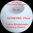 Ver imagem 3 de 7 Globos Vidro 15cm Esfera Bola Bolinha Jabuticaba Branco Fosco Leitoso Gimpo 7x-gl15