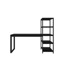 Ver imagem 2 de Escrivaninha Office C/ Prateleira P/ Livros Industrial Work