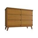 Ver imagem 3 de Cômoda para Quarto Luxo Londres com 6 Gavetas - Nature