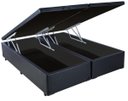 Ver imagem 1 de Cama Box Baú Queen-Size 158x198x42 Corino Preto Pistão A Gás