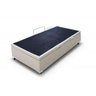 Cama Box Baú Solteiro 88x188x42 Corino Bege Pistão A Gás - 1