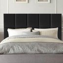 Ver imagem 2 de Cabeceira para Cama Box Casal 1,40 Cm Poliana - Oferta House Cor:preto