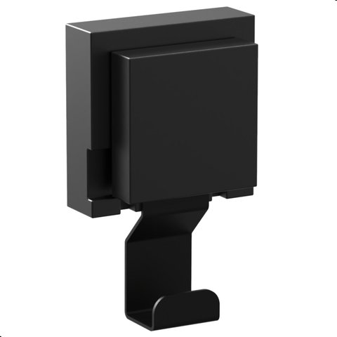 Cabide de Parede Gancho com Ventosa Preto Max