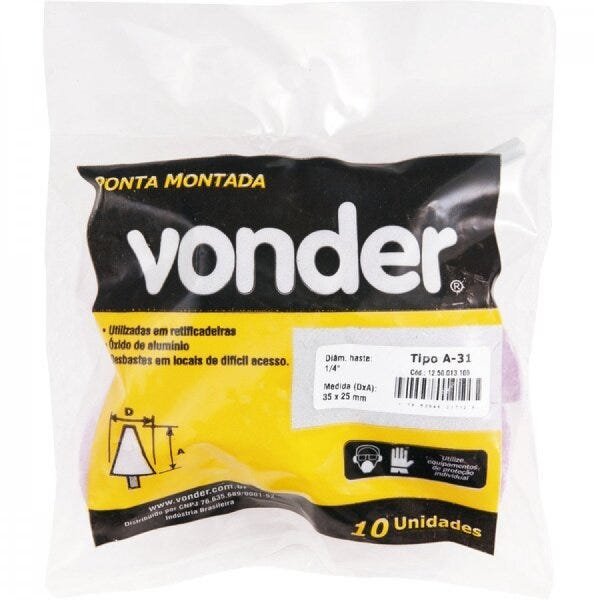 Ponta montada A-31 haste 1/4" Vonder - 2