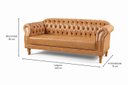 Ver imagem 6 de Conjunto 1 Sofá e 2 Poltronas Chesterfield Duque