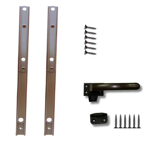 Kit Janela Maxim Ar - Braço 30cm - com Fecho - em Bronze