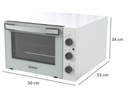Ver imagem 3 de FORNO ELÉTRICO 45L GRAND GOURMET BRANCO 127 V