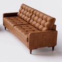 Ver imagem 3 de Sofá 4 Lugares Grécia Living Corino Marrom 220cm