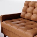 Ver imagem 5 de Sofá 4 Lugares Grécia Living Corino Marrom 220cm