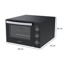 Ver imagem 2 de FORNO ELETRICO 45L GRAND GOURMET PRETO FOSCO 127 V