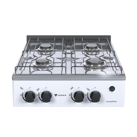 Fogao de Mesa 4 Bocas Grand Petit Vetro Branco Gas GLP