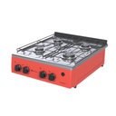 Ver imagem 2 de Fogao de Mesa 4 Bocas Grand Petit Vetro Vermelho Gas GLP