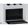 FOGAO 2 BOCAS VENAX GEMINI TAMPA DE METAL BRANCO GAS GLP - 3