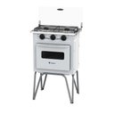 Ver imagem 2 de FOGAO 2 BOCAS VENAX GEMINI TAMPA DE VIDRO BRANCO GAS GLP