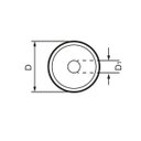 Ver imagem 2 de Disco de Corte Diamantado Contínuo 110 mm - Cortag