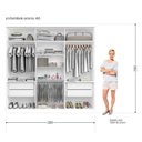 Ver imagem 4 de Guarda-Roupa Evidence Plus com 6 Portas e 4 Gavetas Branco