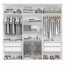 Ver imagem 2 de Guarda-Roupa Evidence Plus com 6 Portas e 4 Gavetas Branco